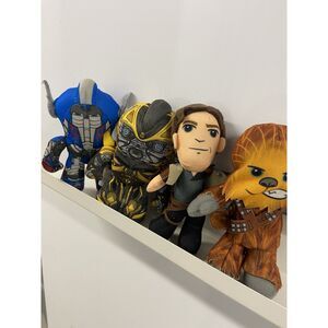 Star Wars Scenez 5.5" Chewbacca Han Solo Plush Lot of 4 An DM transformers